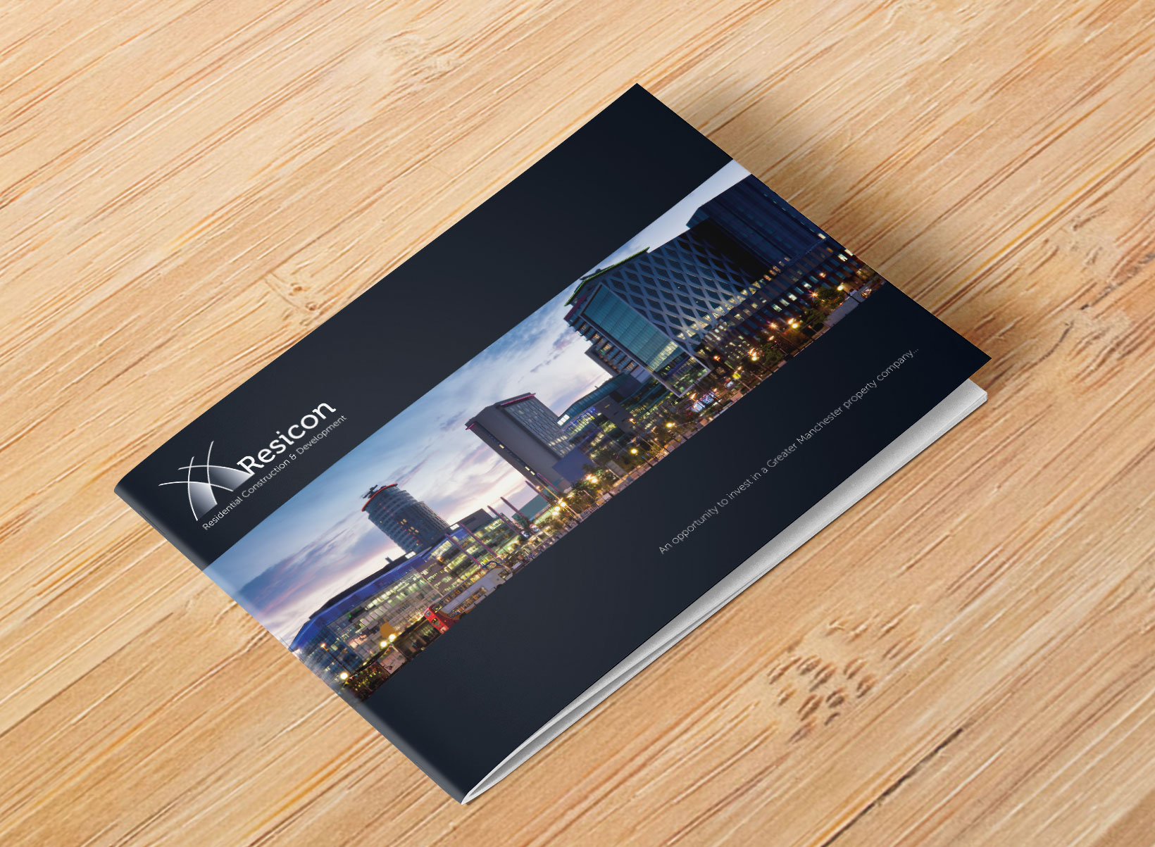 Resicon logo and brochure design