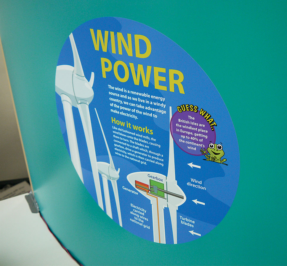 BH_WEDC wind poster Northampton Waste & Energy Discovery Centre exhibition design
