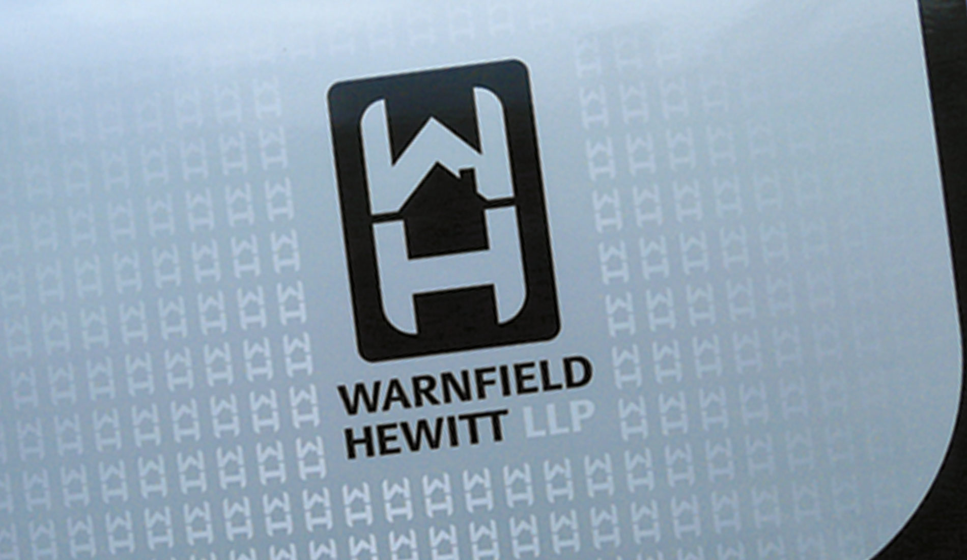 Warnfield Hewitt logo and print design