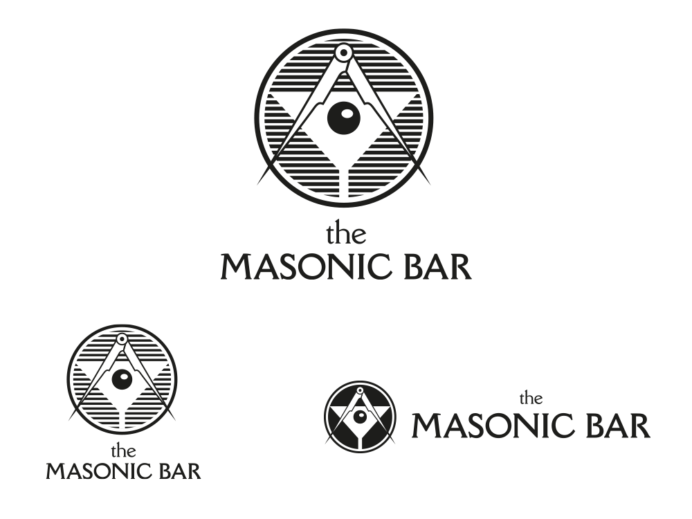 Masonic Bar logo size variants