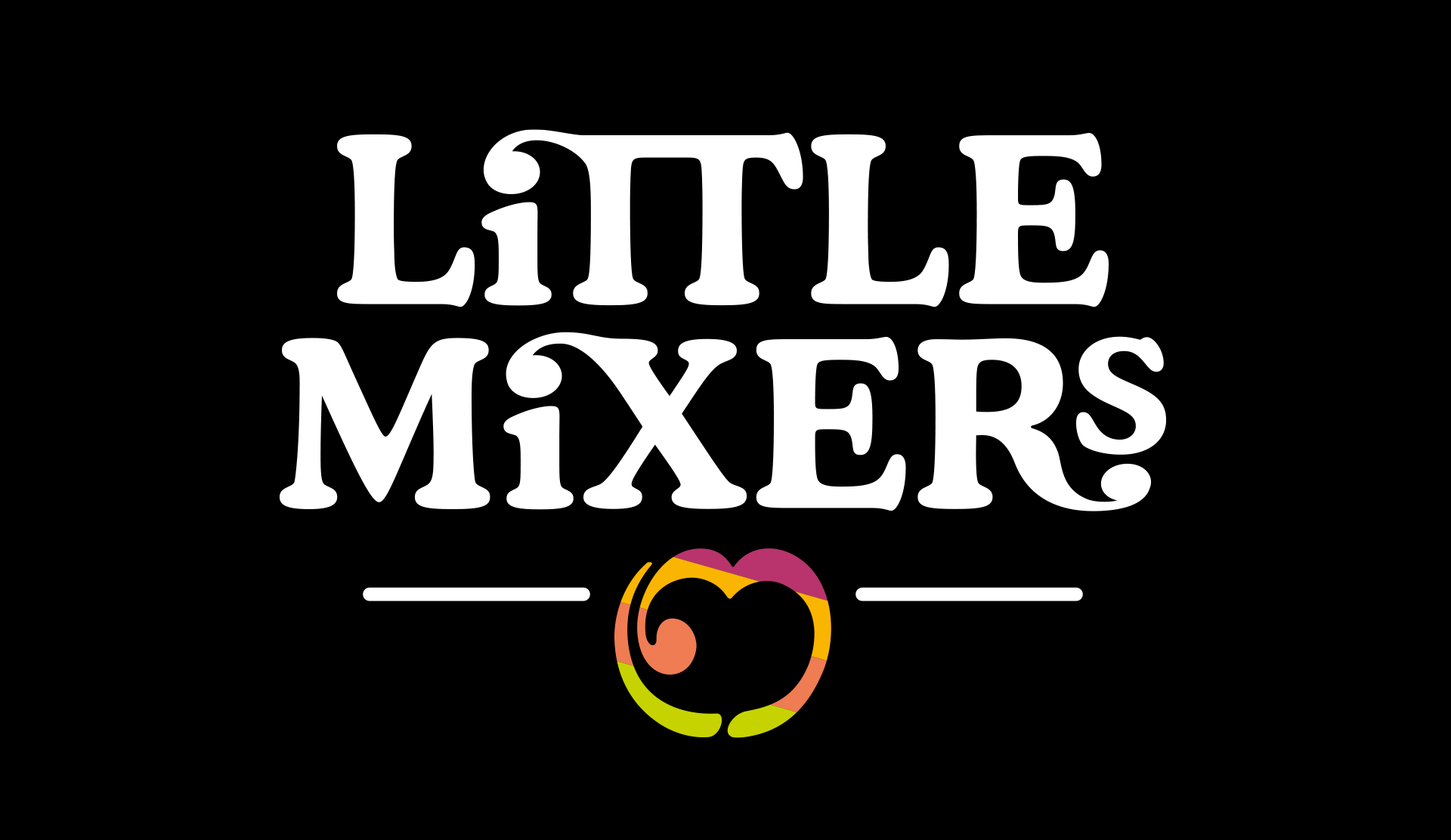 Little Mixers super premium fruit purée branding and packaging design